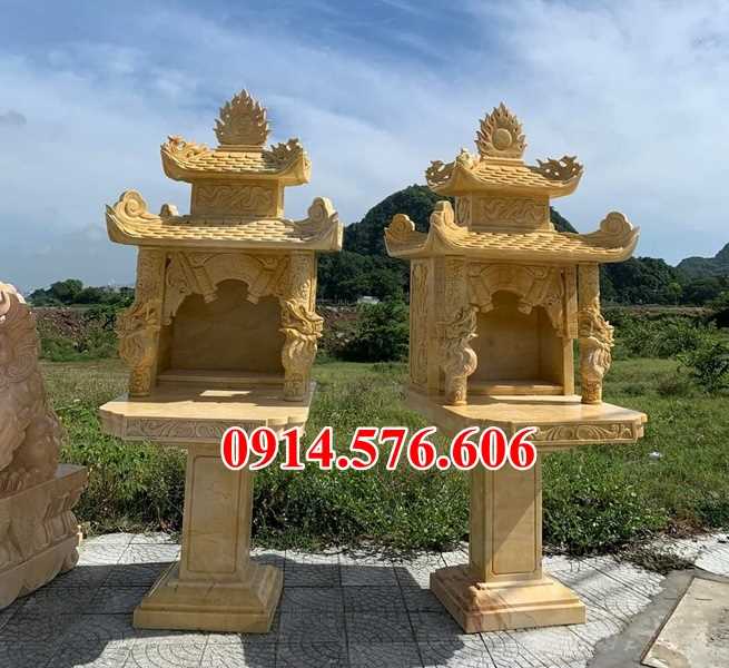 74 Mẫu miếu thờ thần linh ngoài trời bằng đá đẹp bán tại vĩnh long