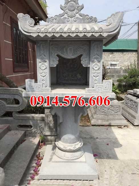 81 Mẫu miếu thờ thần linh ngoài trời bằng đá đẹp bán tại cà mau am thờ