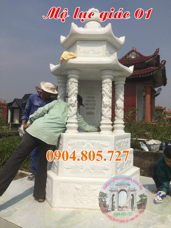 Những mẫu mộ tháp lục lăng đá tại Hưng Yên