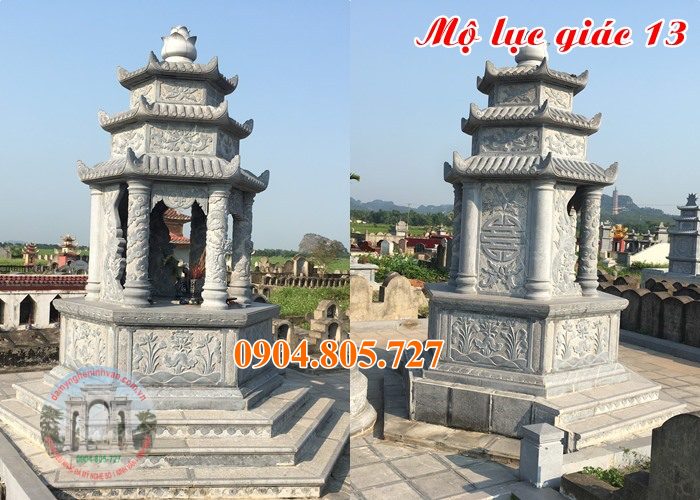 Những mẫu mộ tháp lục lăng đá tại Hưng Yên