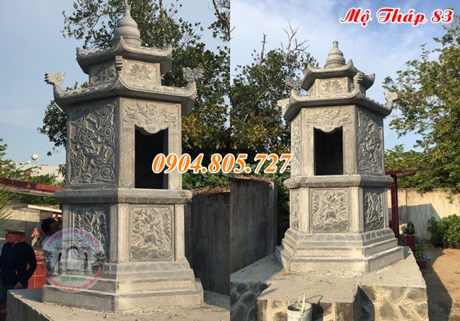 Những mẫu mộ tháp lục lăng đá tại Hưng Yên