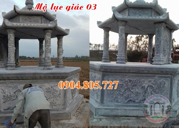 Những mẫu mộ tháp lục lăng đá tại Hưng Yên