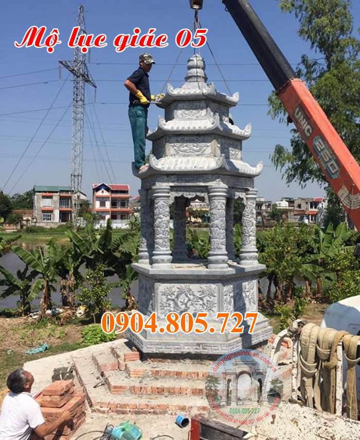 Những mẫu mộ tháp lục lăng đá tại Hưng Yên