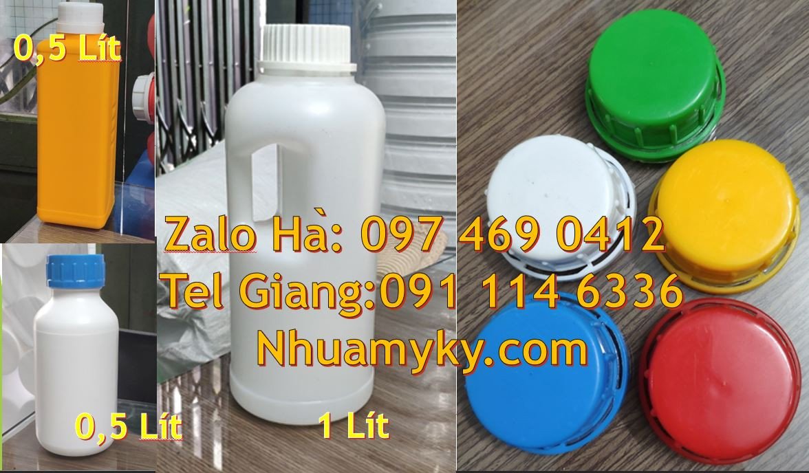 chai nhựa hdpe 1l đựng hóa chất,chai nhựa 1l đựng thực phẩm,chai nhựa