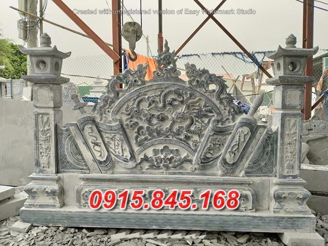 14+ thiết kế bình phong nhà mồ bằng đá đẹp bán trà vinh