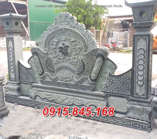 14+ thiết kế bình phong nhà mồ bằng đá đẹp bán trà vinh