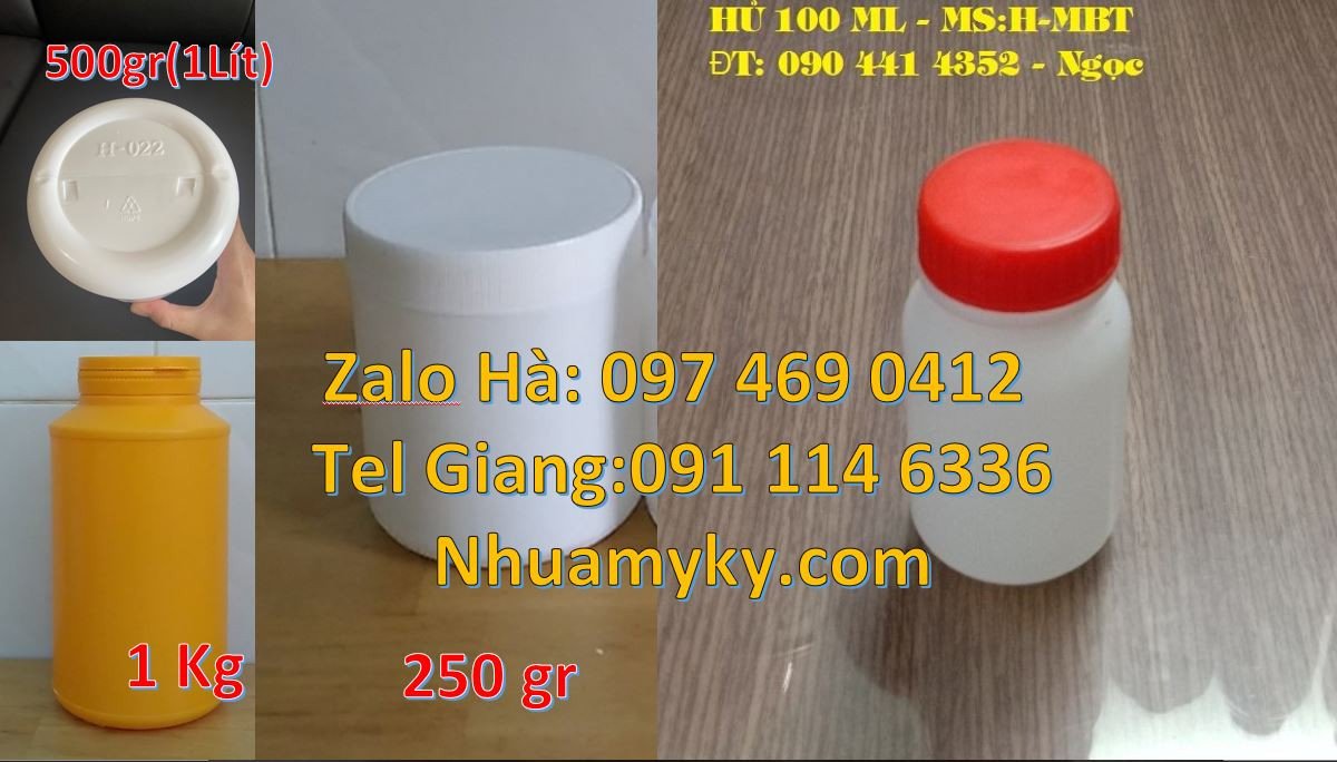 hũ nhựa đựng hóa chất,hũ nhựa đựng thực phẩm,hũ nhựa bánh kẹo giá rẻ