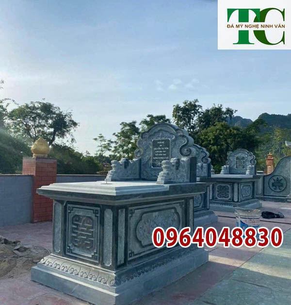Xây chụp mộ tam sơn bằng đá đẹp đơn giản bán tại Bình Phước