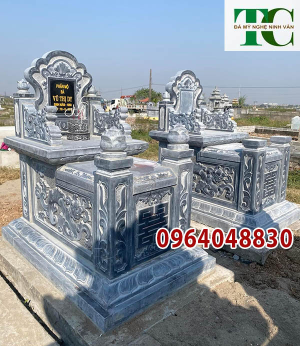 Xây chụp mộ tam sơn bằng đá đẹp đơn giản bán tại Bình Phước