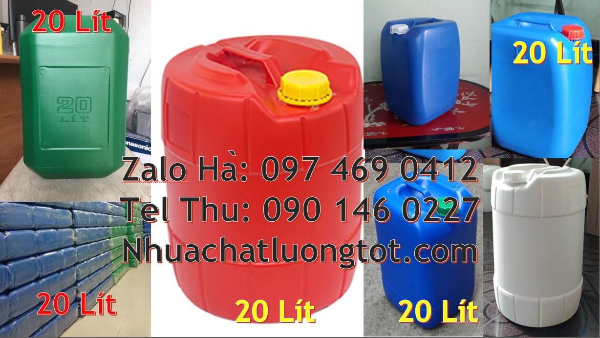 can nhựa lớn hdpe 20l màu xanh,can nhựa 25l đựng hóa chất,can nhựa 30l