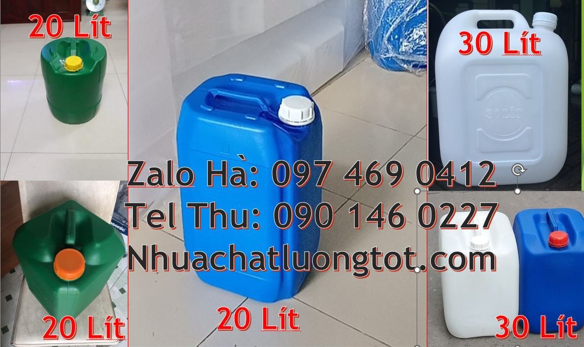 can nhựa lớn hdpe 20l màu xanh,can nhựa 25l đựng hóa chất,can nhựa 30l
