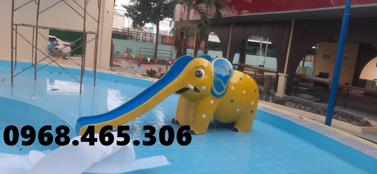 Cầu trượt hồ bơi, máng trượt hồ bơi nhiều kích thước