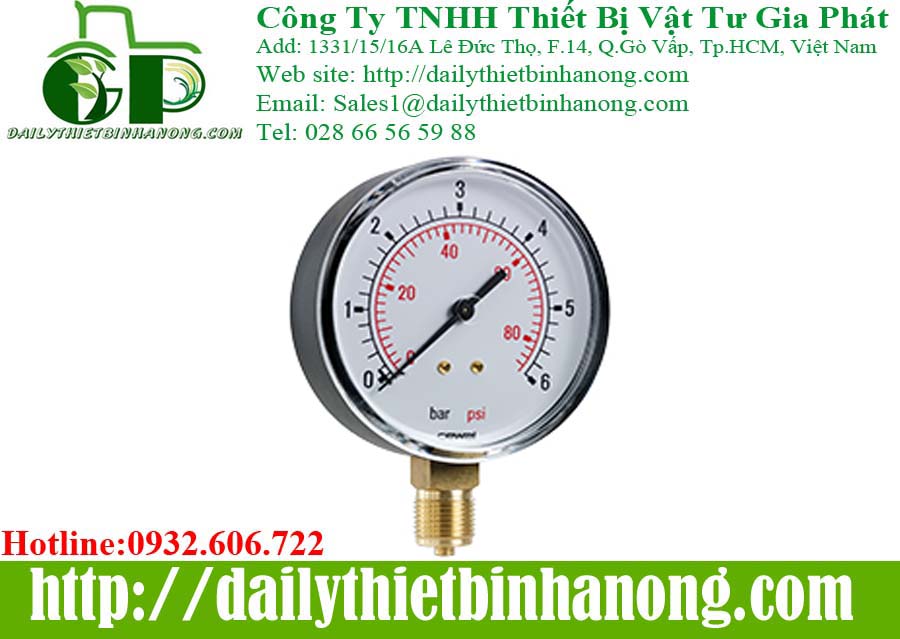 Thiết bị đo áp suất Cewal model DN-40-50-63