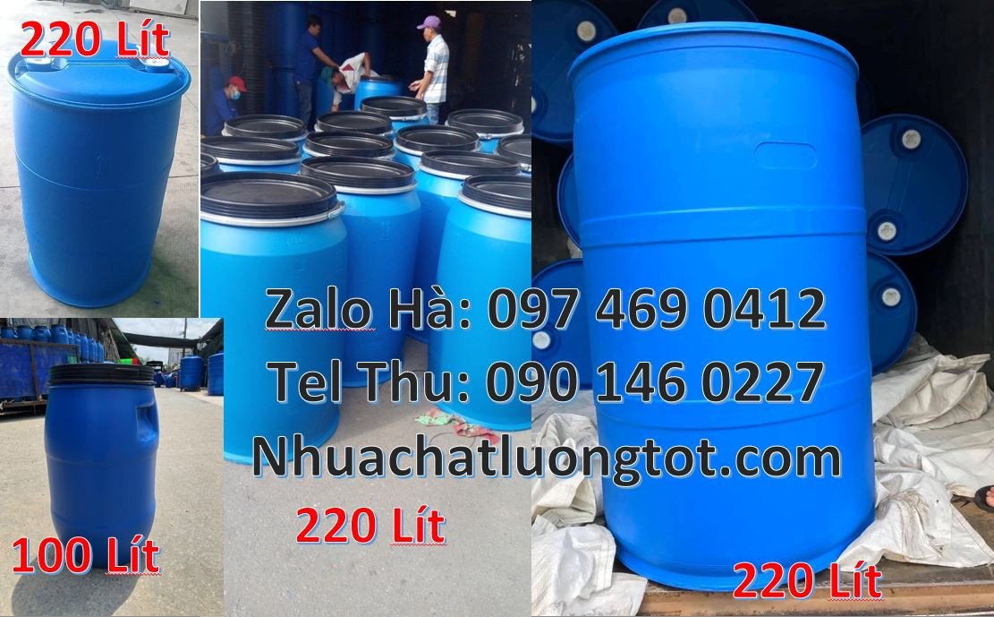 thùng phuy xanh 200l giá rẻ,thùng phuy nhựa hdpe 220l.phuy nhựa 100l