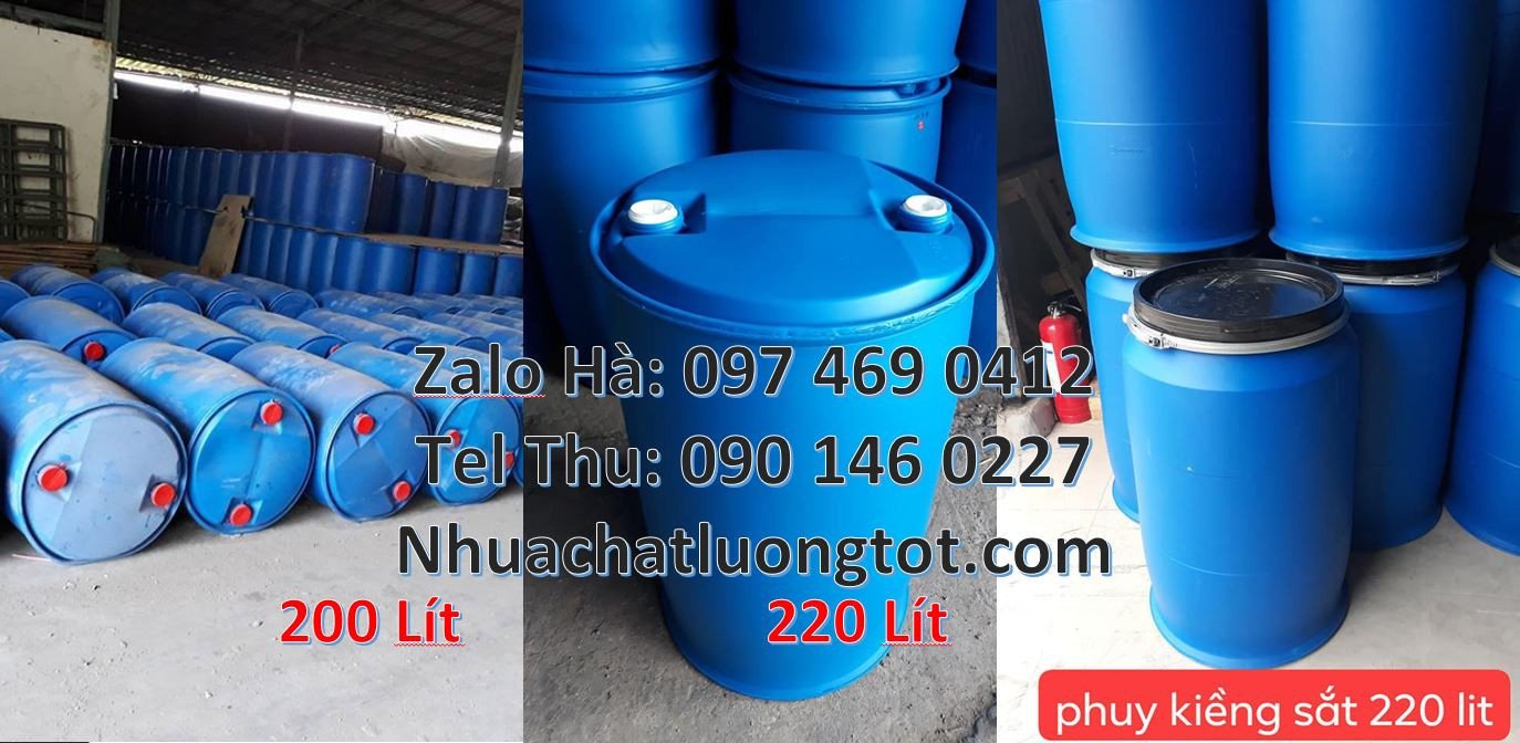 thùng phuy xanh 200l giá rẻ,thùng phuy nhựa hdpe 220l.phuy nhựa 100l