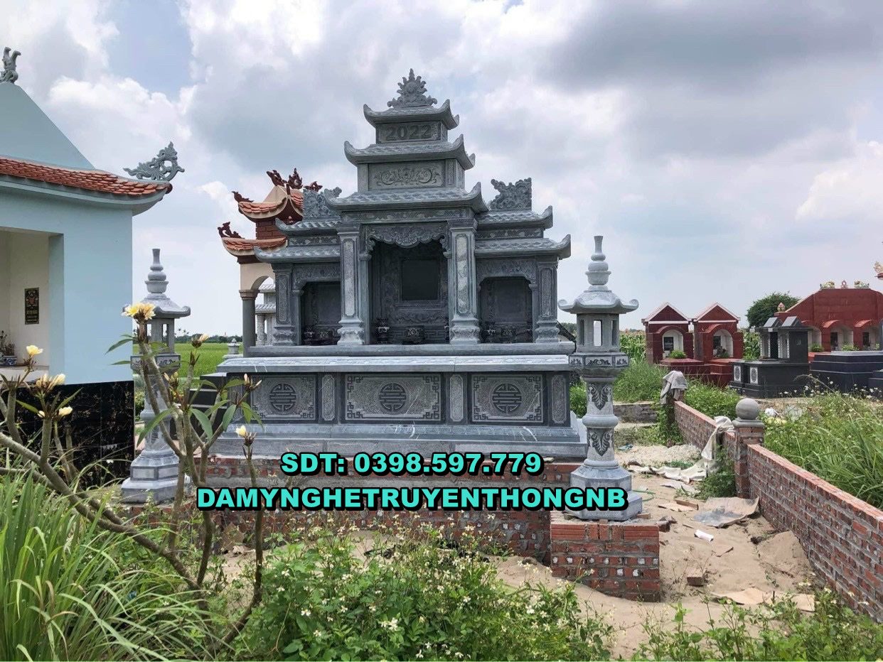 lăng thờ đá,long đình đá,am thờ đá đẹp nhất 2023