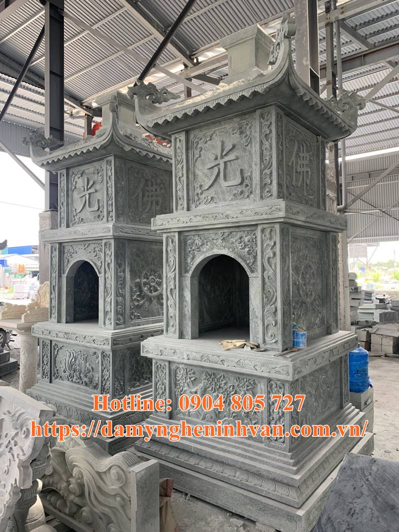 Mẫu tháp thờ cốt bán tại Sài Gòn.