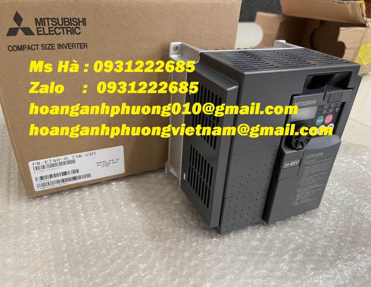 Dòng F700 series mitsubishi FR-F740-0.75K-CHT giá cạnh tranh