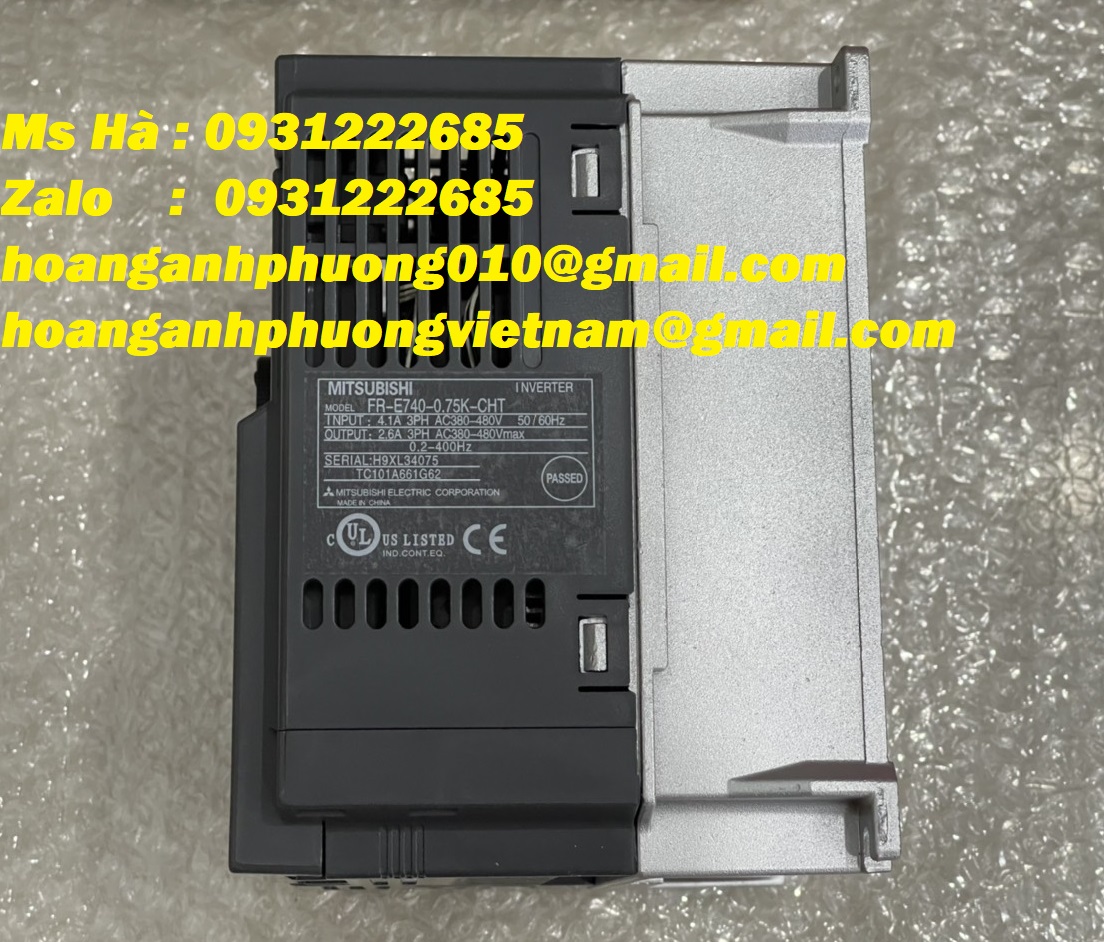 Dòng F700 series mitsubishi FR-F740-0.75K-CHT giá cạnh tranh