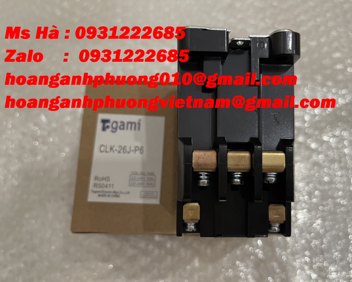 Contactor nhập chính hãng dòng Togami CLK-26J-P6 - Bình Dương
