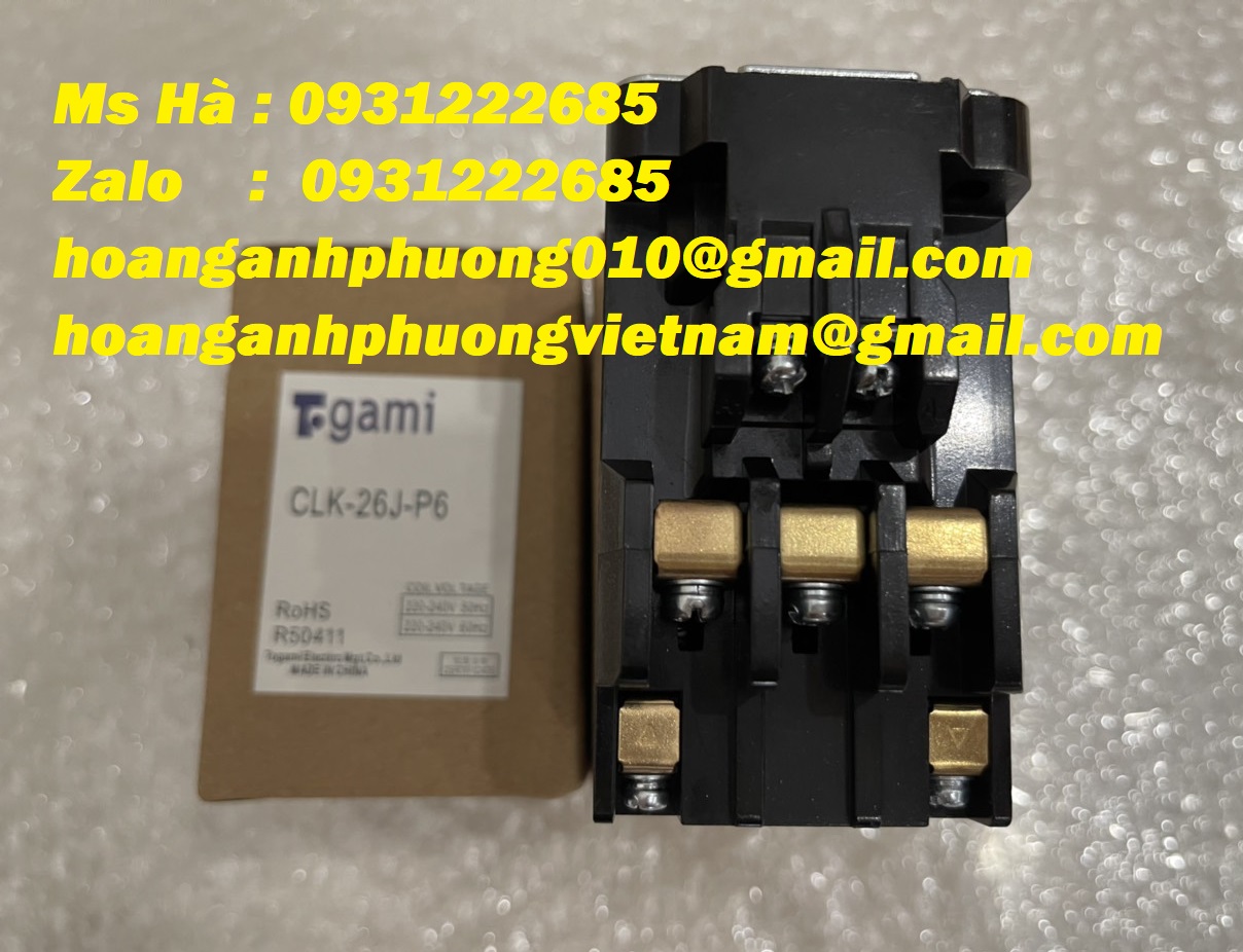 Contactor nhập chính hãng dòng Togami CLK-26J-P6 - Bình Dương
