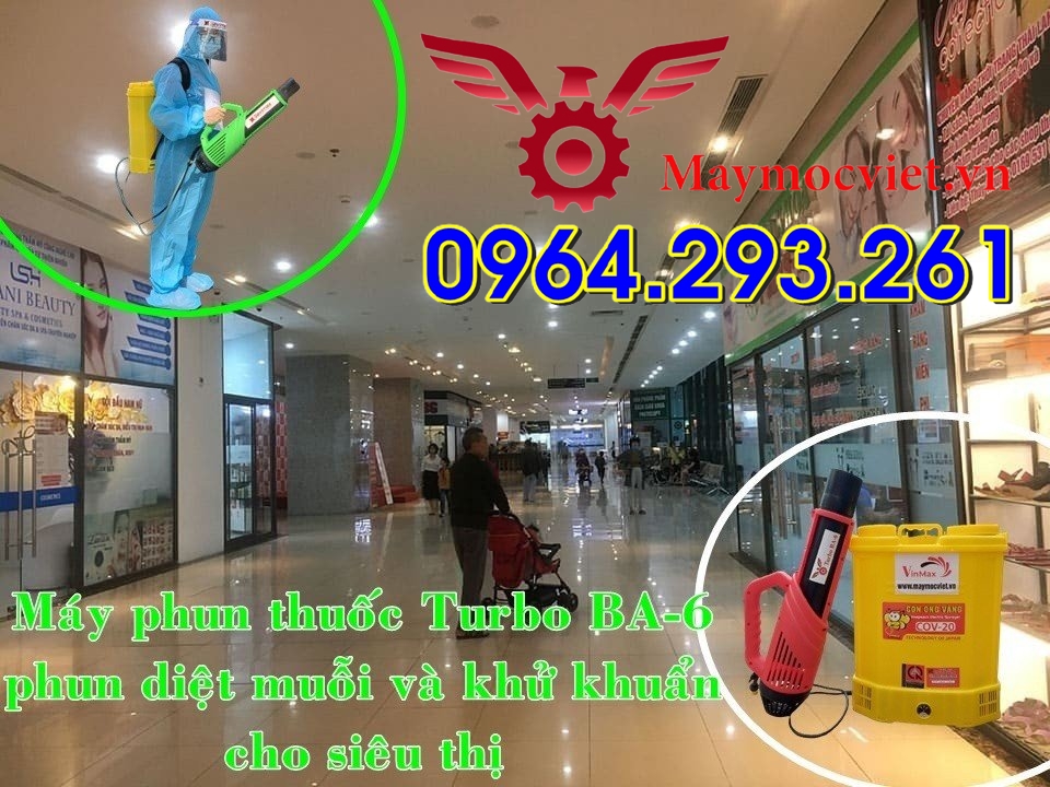 Combo máy phun sương khử khuẩn cho chuỗi nhà hàng, siêu thị