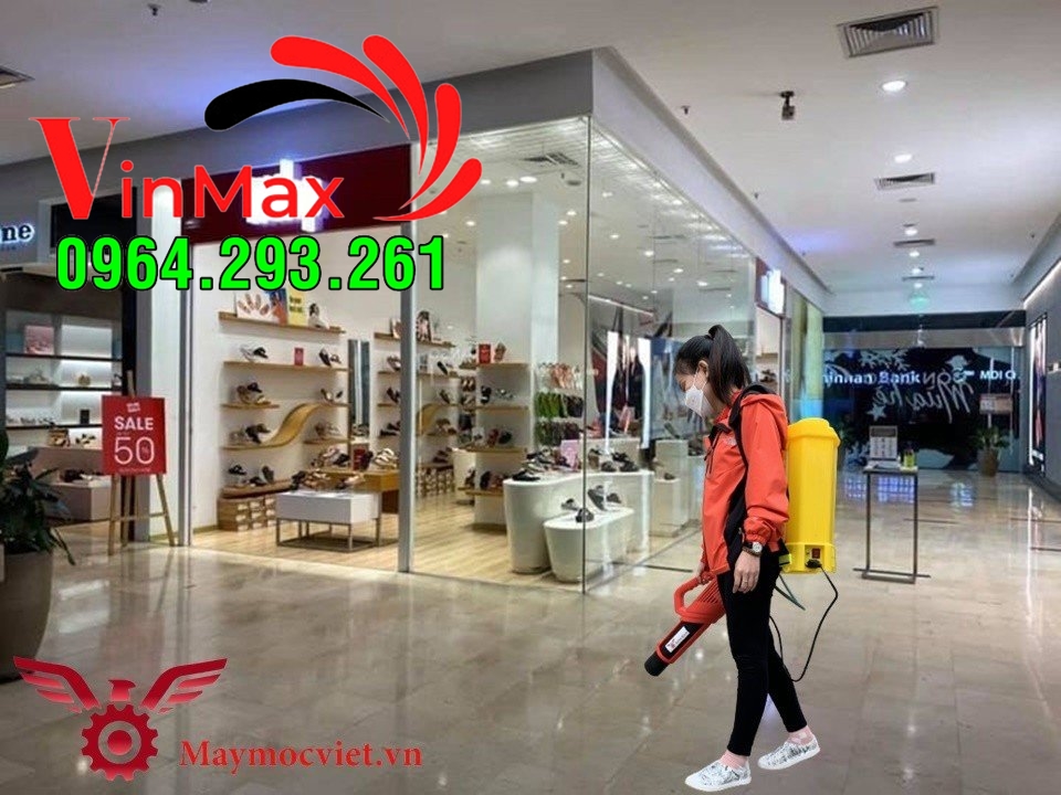 Combo máy phun sương khử khuẩn cho chuỗi nhà hàng, siêu thị