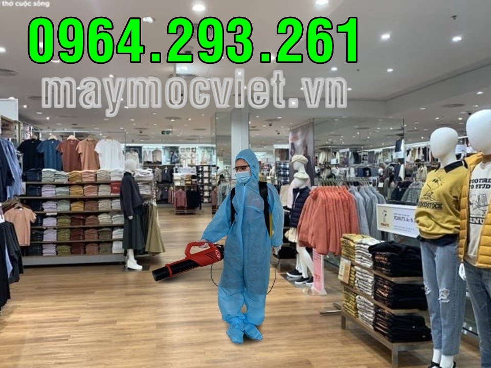 Combo máy phun sương khử khuẩn cho chuỗi nhà hàng, siêu thị