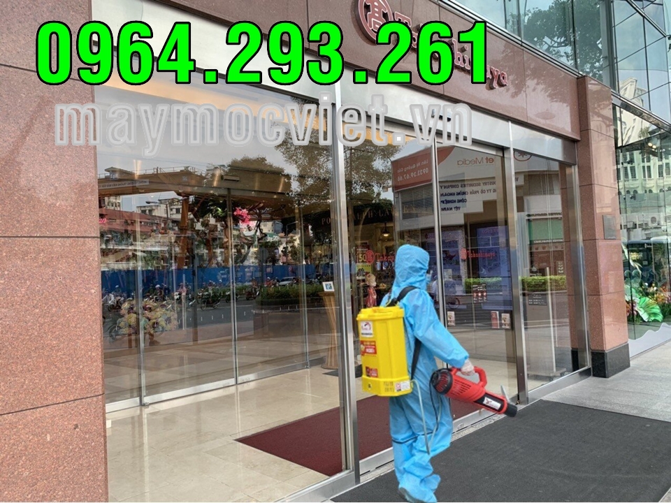 Combo máy phun sương khử khuẩn cho chuỗi nhà hàng, siêu thị