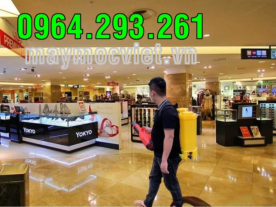 Combo máy phun sương khử khuẩn cho chuỗi nhà hàng, siêu thị
