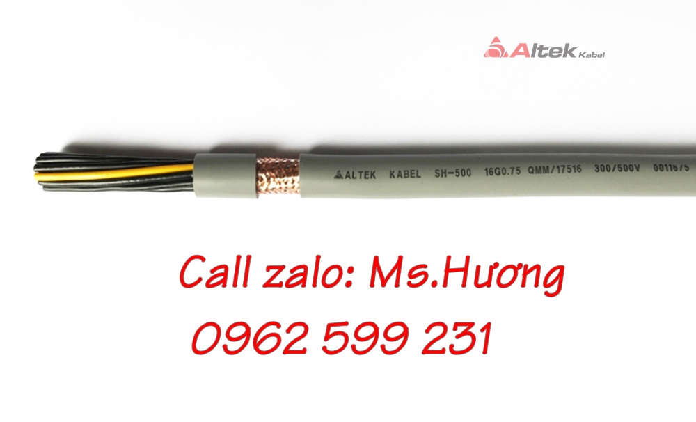 Cáp điều khiển Altek kabel 16 lõi 0.5 đến 1.5 mm2