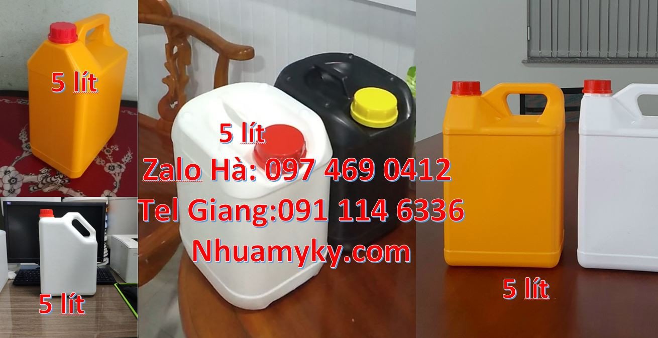 can nhựa nhỏ hdpe màu xanh,can nhựa 5l đựng nước rửa chén,can nhựa tră