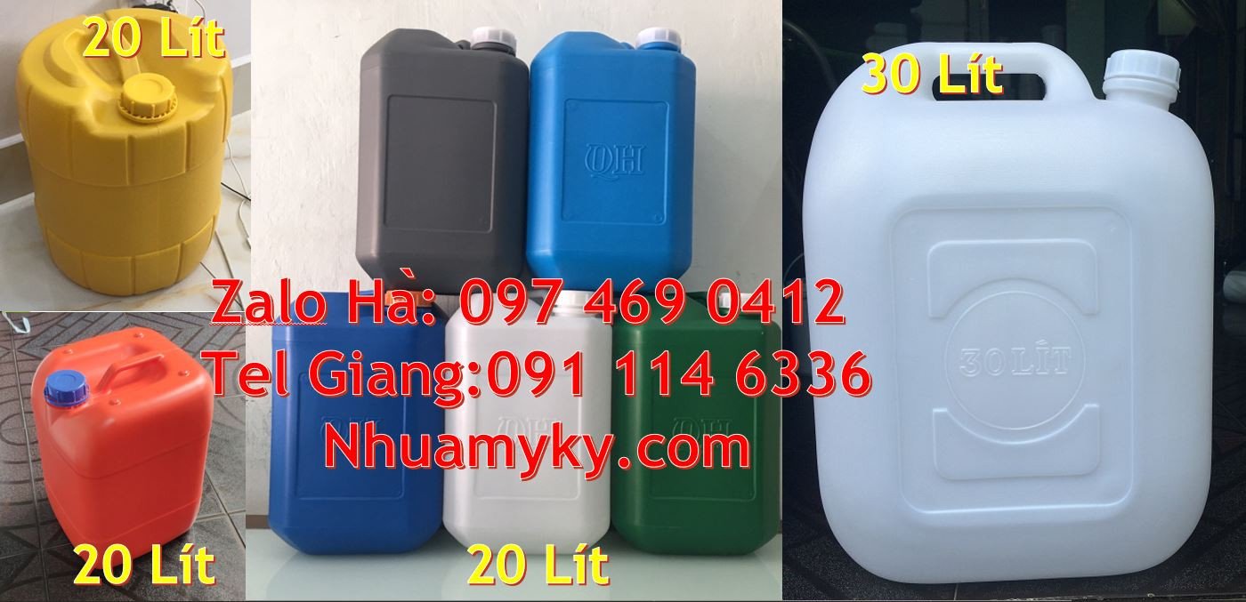 can nhựa lớn 20l màu xanh, can nhựa 30l đựng hóa chất,can nhựa 25l rẻ