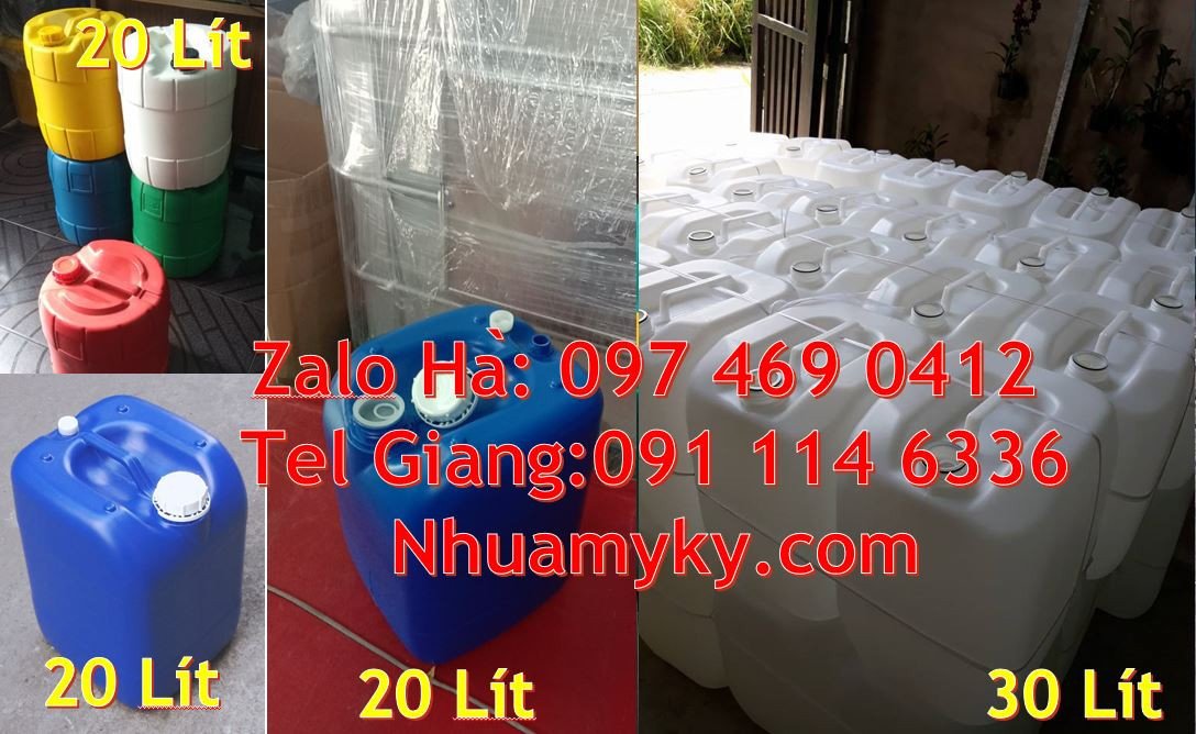 can nhựa lớn 20l màu xanh, can nhựa 30l đựng hóa chất,can nhựa 25l rẻ