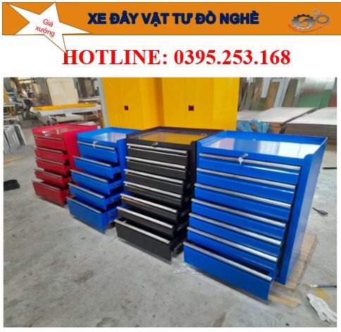 Xe đẩy dụng cụ đồ nghề 4 ngăn model 8402