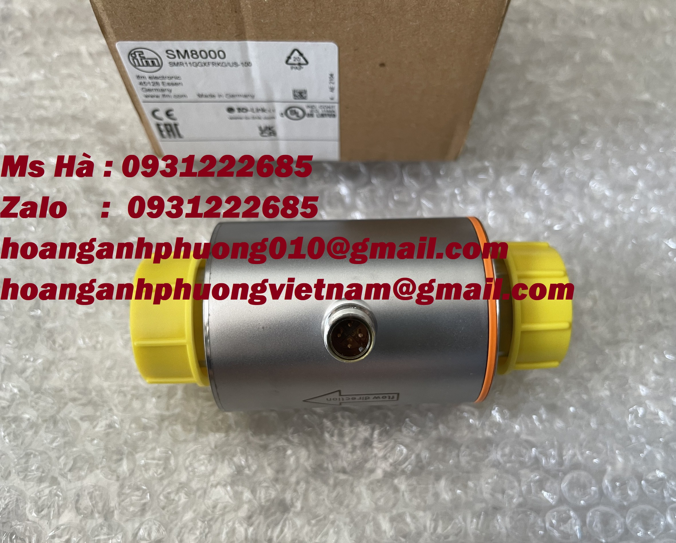 SM8000, bộ IFM chính hãng, bộ cảm biến đo lưu lượng