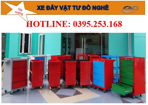 Xe đẩy dụng cụ đồ nghề 6 ngăn model 8204