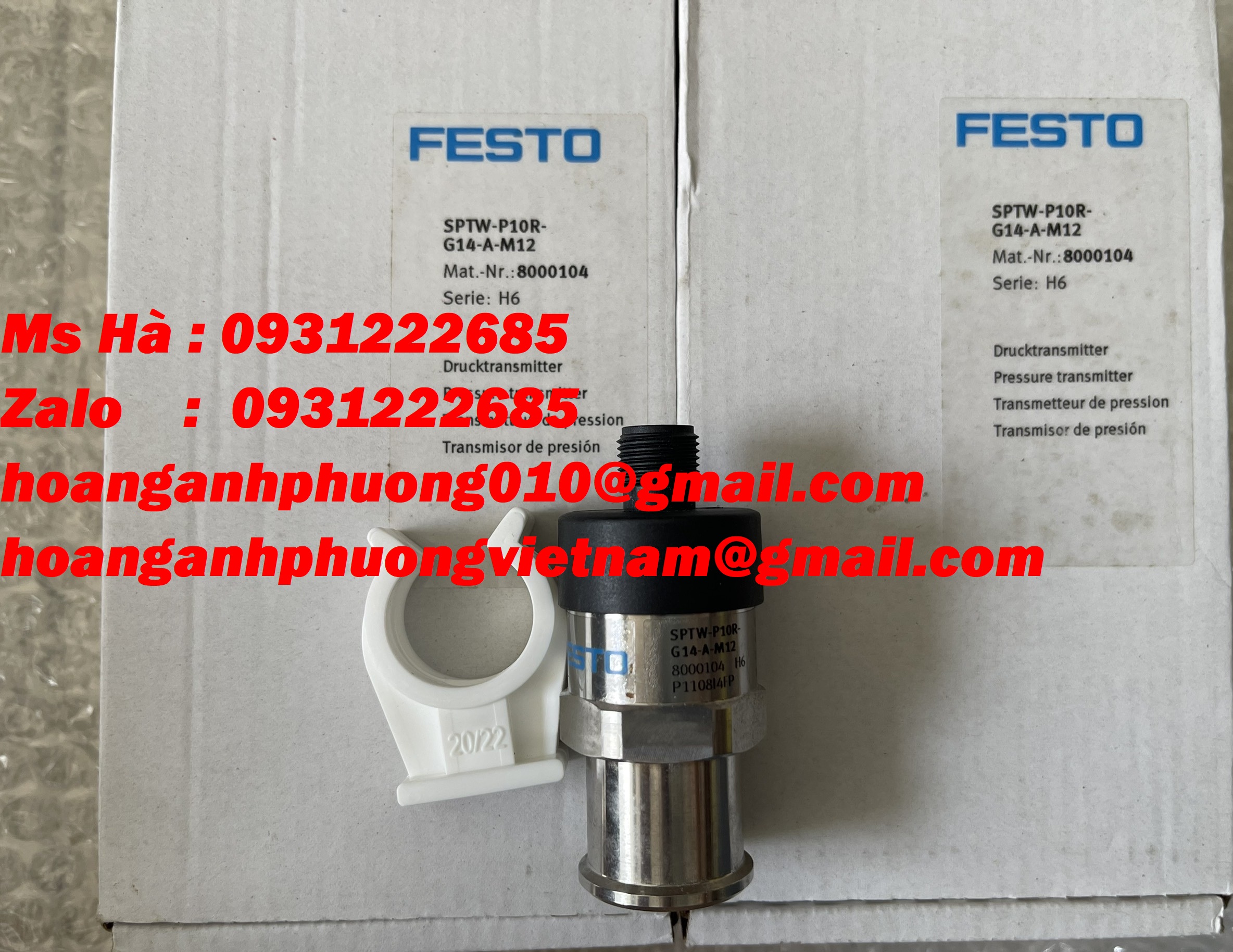 Máy phát áp suất nhập khẩu dòng festo SPTW-P10R-G14-A-M12