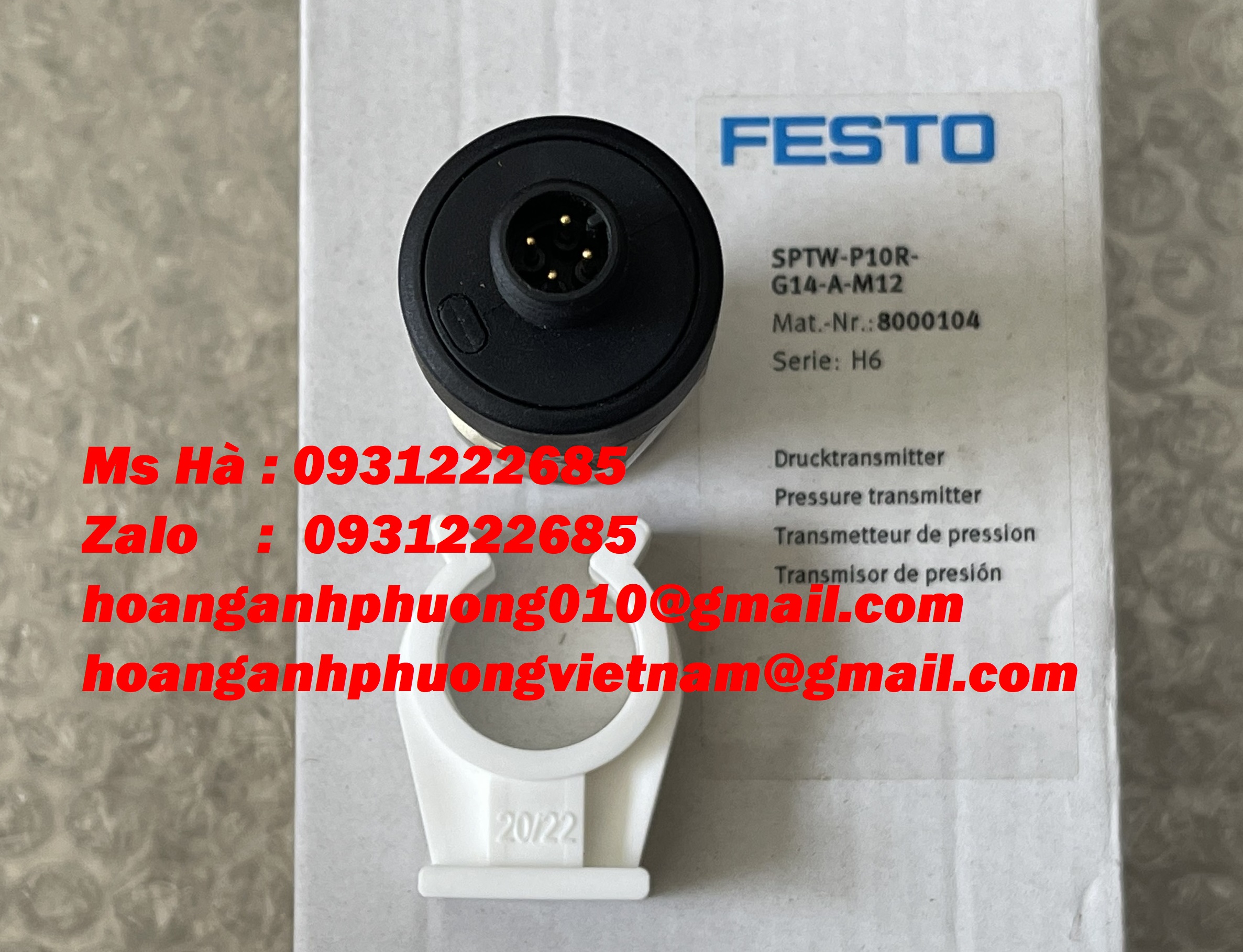 Máy phát áp suất nhập khẩu dòng festo SPTW-P10R-G14-A-M12