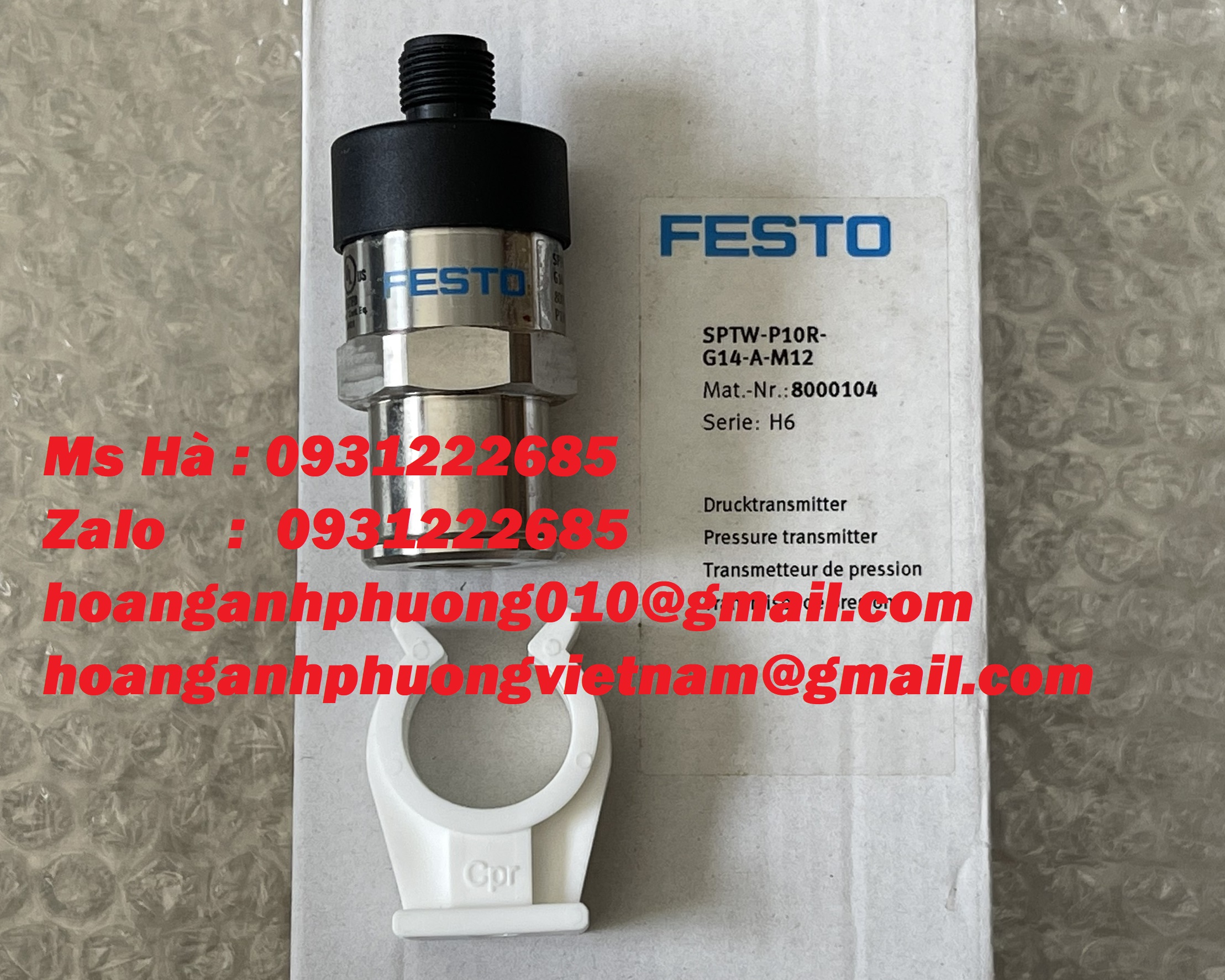 Máy phát áp suất nhập khẩu dòng festo SPTW-P10R-G14-A-M12