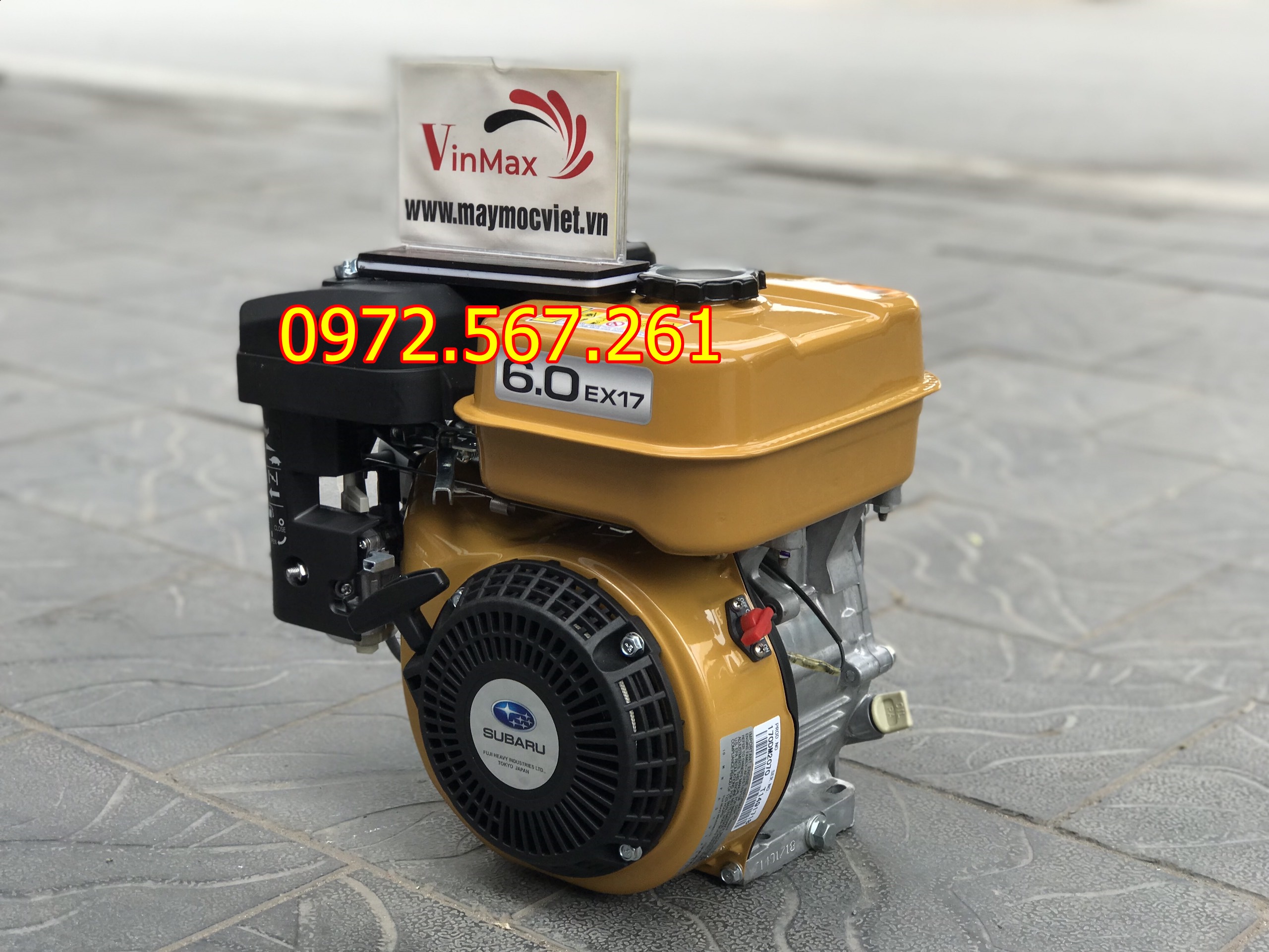 Đọng cơ nổ Subaru EX17 [6hp] sử dụng xăng