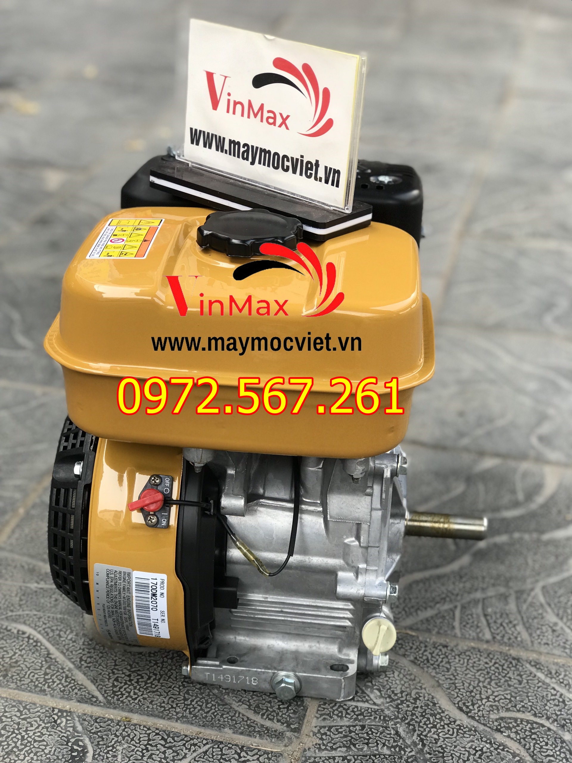 Đọng cơ nổ Subaru EX17 [6hp] sử dụng xăng