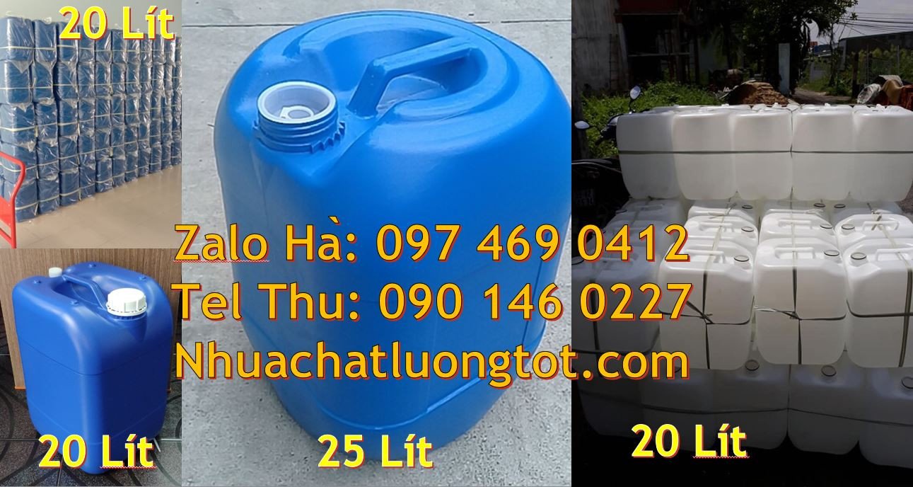 can nhựa xanh 25l hdpe,can nhựa 20l đựng dung dịch chất lỏng.can nhựa