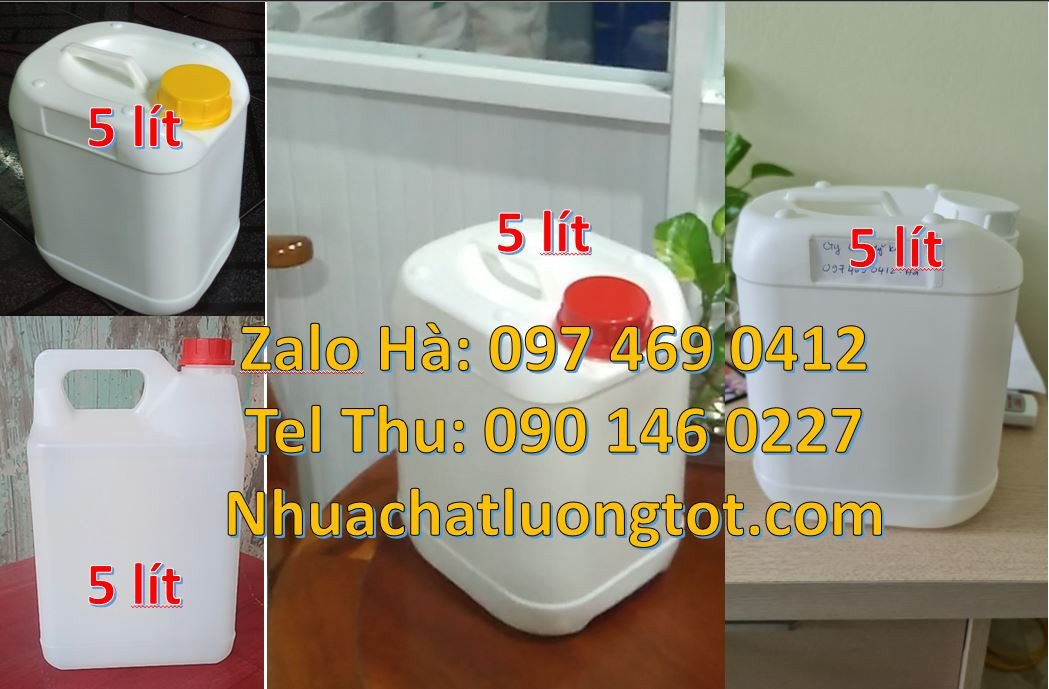 can nhựa nhỏ hdpe trắng 5l,can nhựa xanh 10l,can nhựa 2l giá rẻ hcm