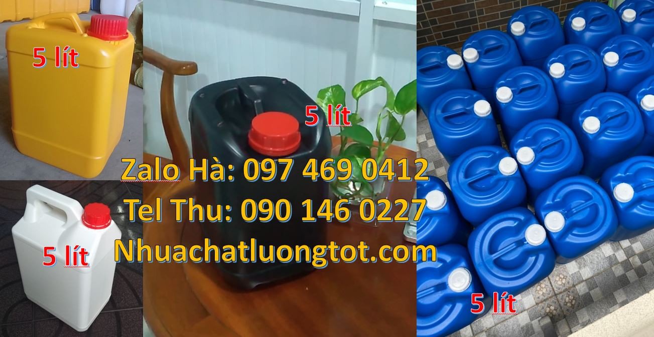 can nhựa nhỏ hdpe trắng 5l,can nhựa xanh 10l,can nhựa 2l giá rẻ hcm