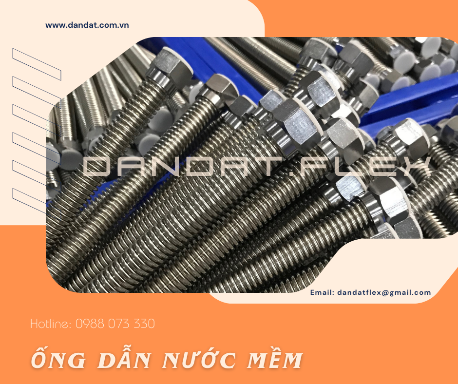 Dây Dẫn Nước Inox 304-Dây Dẫn Nước Chịu Nhiệt-Dây Cấp Nước Nóng Lạnh