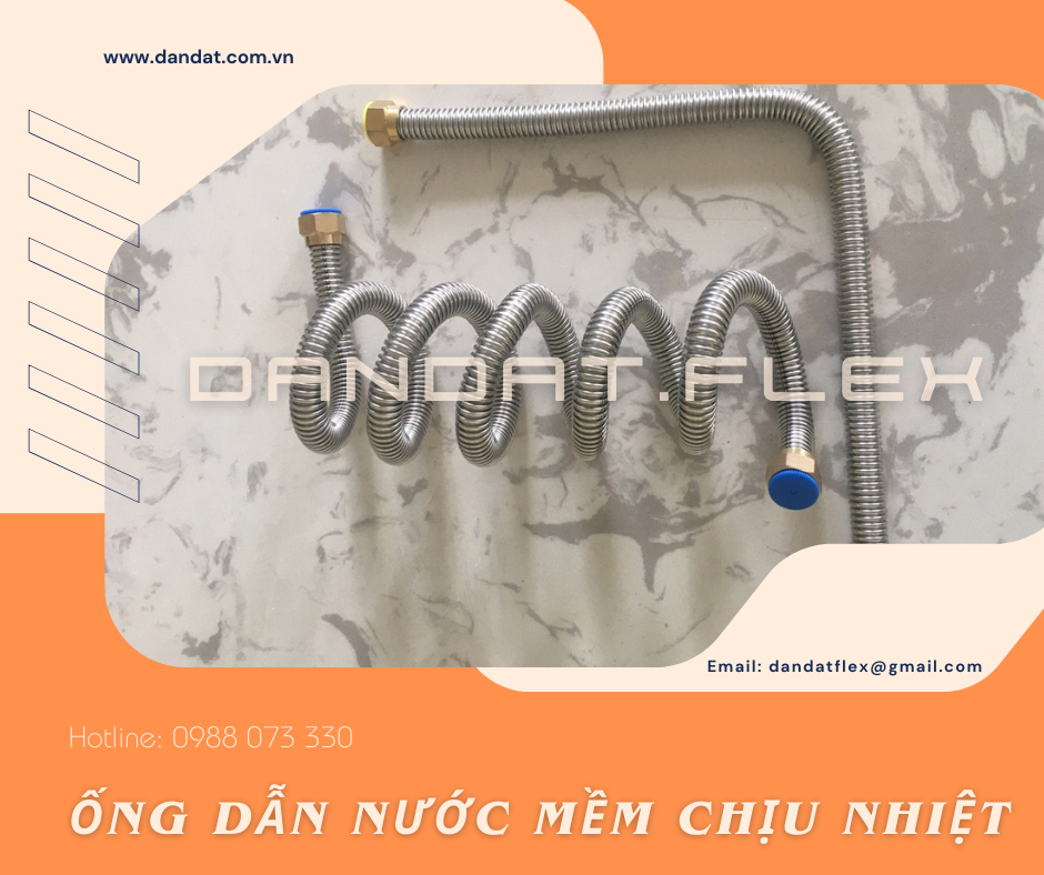 Dây Dẫn Nước Inox 304-Dây Dẫn Nước Chịu Nhiệt-Dây Cấp Nước Nóng Lạnh