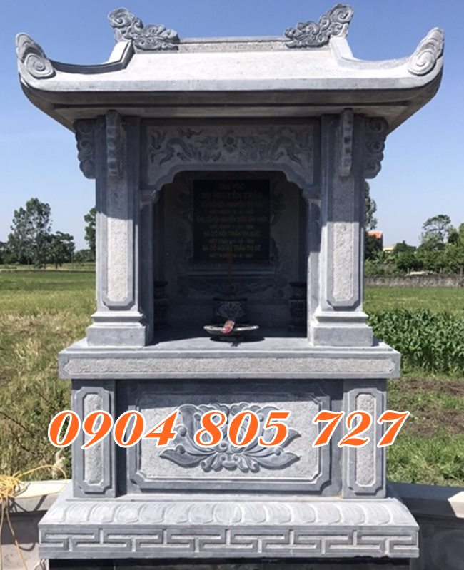 Mẫu am để hũ tro cốt thờ tro cốt bằng đá tại Sài Gòn