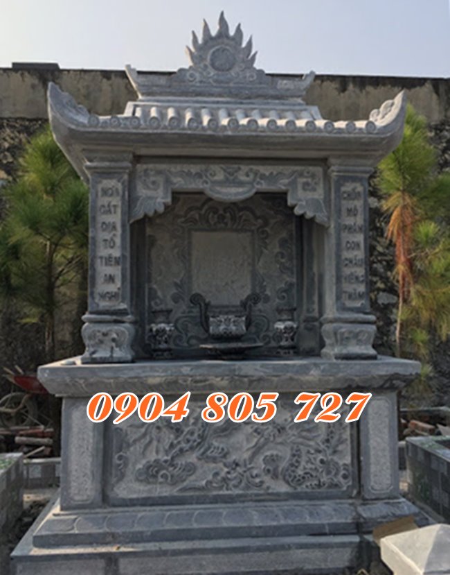 Mẫu am để hũ tro cốt thờ tro cốt bằng đá tại Sài Gòn