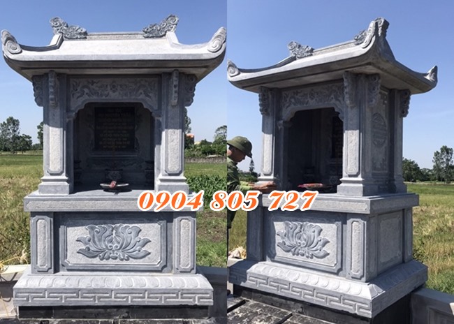 Mẫu am để hũ tro cốt thờ tro cốt bằng đá tại Sài Gòn